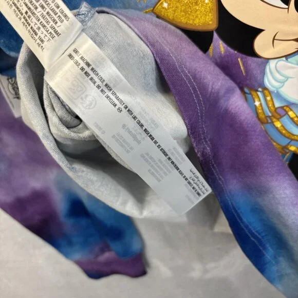 NWT Disney 50 Spirit Jersey Tie Dye Shirt Womens XXL Walt Disney Mickey Minnie - Picture 12 of 15